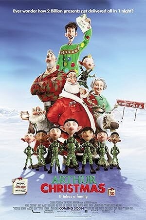 Download Arthur Christmas (2011) Dual Audio [Hindi + English] WeB-DL 480p [520MB] | 720p [880MB] | 1080p [1.6GB] poster