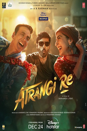 Download Atrangi Re (2021) Hindi Full Movie 480p [450MB] | 720p [1.4GB] | 1080p [2GB] poster