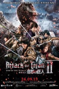 Download Attack on Titan Part 2 (2015) Hindi Dubbed 480p [300MB] | 720p [850MB] BluRay poster