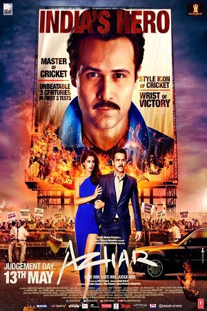 Download Azhar (2016) Hindi Full Movie BluRay 480p [300MB] | 720p [1GB] | 1080p [4GB] poster