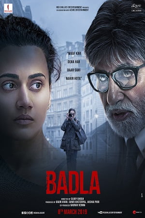 Download Badla (2019) Hindi Full Movie 480p [350MB] | 720p [700MB] | 1080p [3.4GB] poster