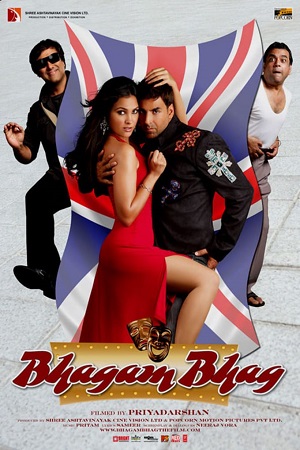 Download Bhagam Bhag (2006) Hindi Full Movie 480p [500MB] | 720p [1GB] | 1080p [5GB] poster