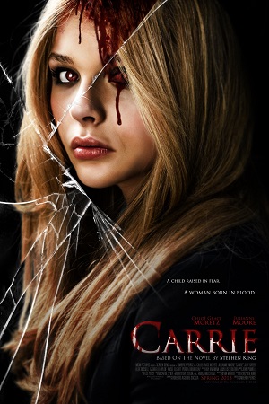 Download Carrie (2013) BluRay Dual Audio {Hindi-English} 480p [320MB] | 720p [900MB] | 1080p [2.4GB] Full-Movie poster