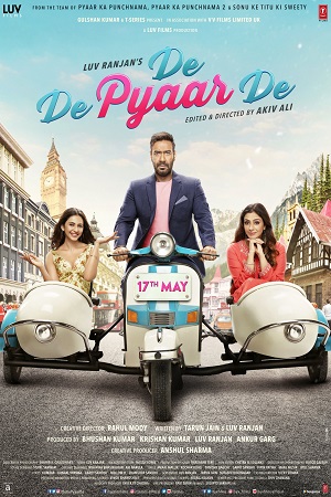 Download De De Pyaar De (2019) HDRip Hindi Full Movie 480p [400MB] | 720p [1GB] | 1080p [4.4GB] poster