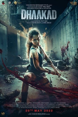 Download Dhaakad (2022) WEB-DL Hindi Full Movie 480p [400MB] | 720p [1.1GB] | 1080p [2GB] | 2160p 4K [4.6GB] poster