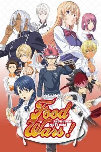 Download Food Wars: Shokugeki no Soma (Season 1 – 5) [S05 – E03 Added] {Hindi-English-Japanese} Anime Series 480p 720p & 1080p Blu-Ray poster