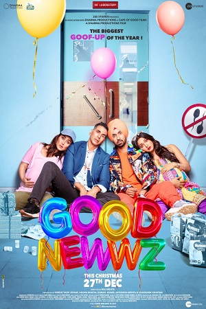Download Good Newwz (2019) Hindi Full Movie 480p [400MB] | 720p [1.2GB] | 1080p [2.3GB] poster