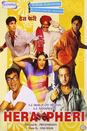 Download Hera Pheri (2000) Hindi Full Movie 480p [400MB] | 720p [1.3GB] | 1080p [2.2GB] poster