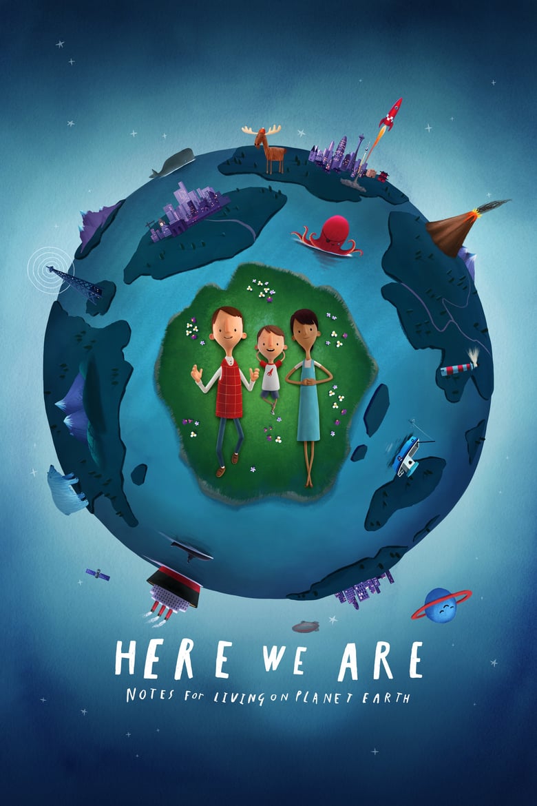 Download Here We Are: Notes for Living on Planet Earth (2020) Dual Audio Hindi Movie BluRay 480p [250MB] | 720p [500MB] poster