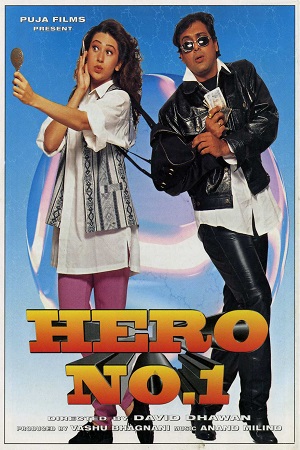 Download Hero No. 1 (1997) Hindi Full Movie WEB-DL 480p [350MB] | 720p [1.1GB] | 1080p [3.4GB] poster