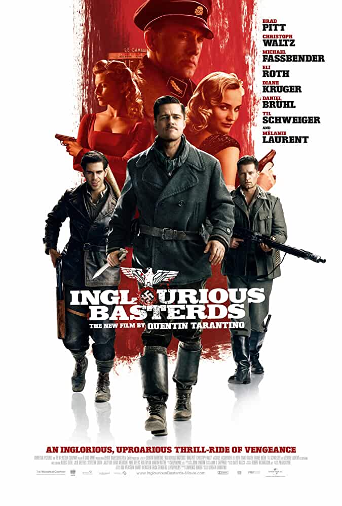 Download Inglourious Basterds (2009) Dual Audio {Hindi-English} BluRay 480p [400MB] | 720p [850MB] | 1080p [4GB] poster