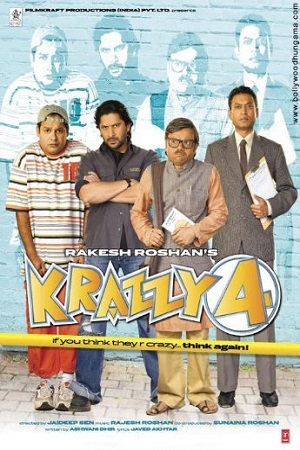 Download Krazzy 4 (2009) Hindi Full Movie 480p [300MB] | 720p [900MB] | 1080p [1.8GB] poster