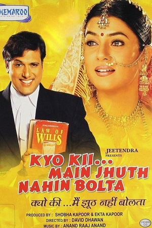 Download Kyo Kii… Main Jhuth Nahin Bolta (2001) Hindi Full Movie WEB-DL 480p [400MB] | 720p [1.2GB] | 1080p [3.8GB] poster