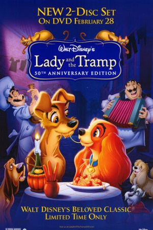 Download Lady and the Tramp (1955) Dual Audio {Hindi-English} 480p [300MB] | 720p [700MB] | 1080p [1.5GB] poster