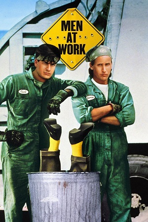 Download Men at Work (1990) BluRay Dual Audio {Hindi-English} 480p [330MB] | 720p [960MB] | 1080p [2GB] poster