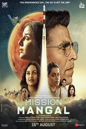 Download Mission Mangal (2019) Hindi Full Movie 480p [350MB] | 720p [1GB] | 1080p [4.5GB] poster
