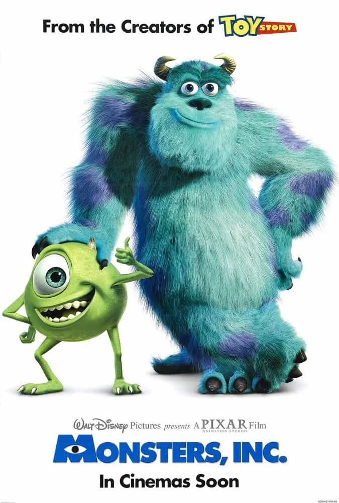 Download Monsters, Inc. (2001) Dual Audio {Hindi-English} 480p [400MB] | 720p [800MB] | 1080p [1.7GB] poster