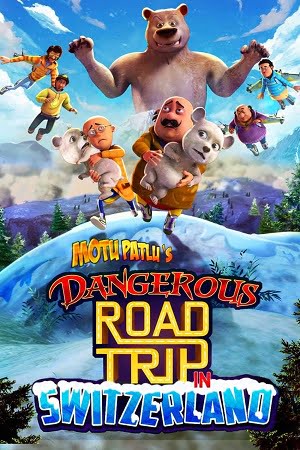 Download Motu Patlus Dangerous Road Trip in Switzerland (2021) Hindi Full Movie 720p [250MB] HEVC HDRip poster