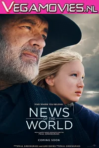 Download News of the World (2020) Netflix ORG. Dual Audio {Hindi-English} 480p [400MB] | 720p [1GB] | 1080p [2GB] poster