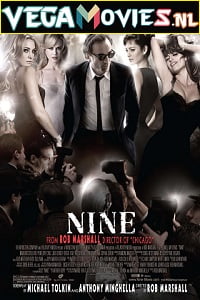 Download Nine (2009) Dual Audio {Hindi-English} 480p [400MB] | 720p [900MB] poster