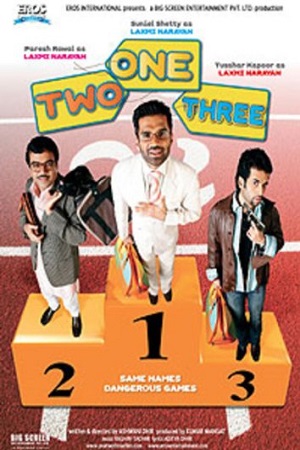 Download One Two Three (2008) Hindi Full Movie 480p [300MB] | 720p [1GB] | 1080p [3GB] poster