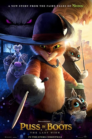 Download Puss in Boots: The Last Wish (2022) AMZN WEB-DL {English With Subtitles} Full Movie 480p [500MB] | 720p [1.2GB] | 1080p [3GB] poster