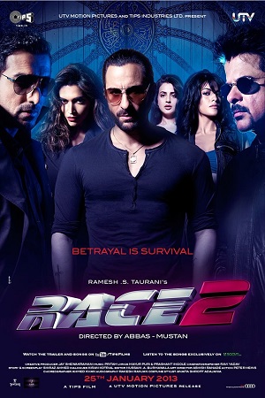 Download Race 2 (2013) Hindi Full Movie 480p [400MB] | 720p [1.3GB] | 1080p [4GB] poster