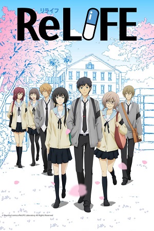 Download ReLIFE (Season 1) Complete Multi Audio [Hindi-English-Japanese] Anime Series 480p | 720p | 1080p WEB-DL poster