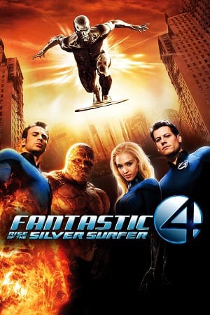 Download Fantastic Four 2: Rise of the Silver Surfer (2007) Blu-Rau Dual Audio {Hindi-English} 480p [300MB] | 720p [800MB] | 1080p [2.5GB] poster