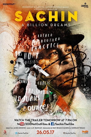 Download Sachin: A Billion Dreams (2017) Hindi Full Movie WEB-DL 480p [400MB] | 720p [1.3GB] poster