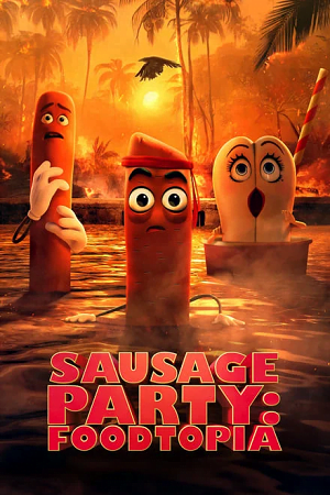Download Sausage Party: Foodtopia – Season 1 (2024) Dual Audio {Hindi-English} Prime Video 720p & 1080p WEB-DL poster