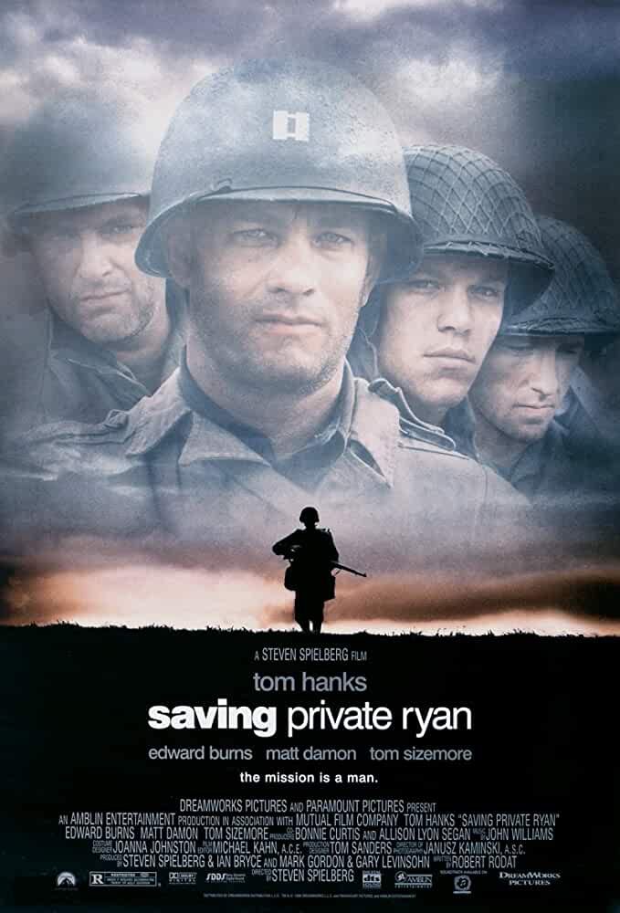 Download Saving Private Ryan (1998) Dual Audio Hindi Movie BluRay 480p [400MB] | 720p [1GB] | 1080p [4GB] poster