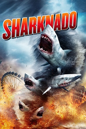 Download Sharknado (2013) Dual Audio {Hindi-English} Extended BluRay 480p [300MB] | 720p [880MB] | 1080p [2GB] poster