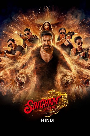 Download Singham Again (2024) AMZN WEB-DL [Hindi ORG-DD5.1] Full Movie 480p [500MB] | 720p [1.2GB] | 1080p [2.9GB] | 2160p 4K poster