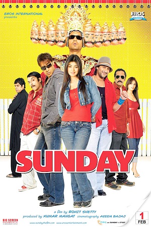 Download Sunday (2008) Hindi Full Movie 1080p [4GB] || 720p [1GB] || 480p [350MB] poster