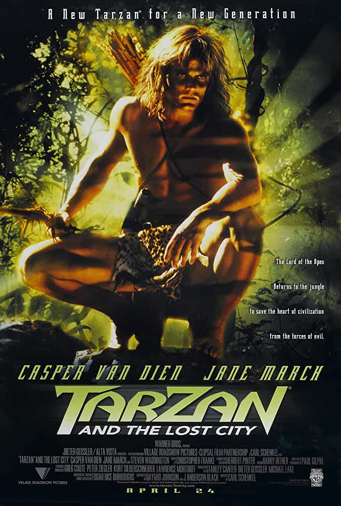 Download Tarzan and the Lost City (1998) Dual Audio Hindi Movie BluRay 480p [300MB] | 720p [1GB] poster
