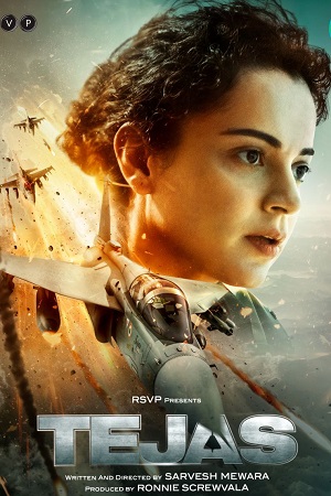 Download Tejas (2023) Hindi DD5.1 ZEE5 Full Movie WEB-DL 480p [350MB] | 720p [950MB] | 1080p [2.1GB] poster