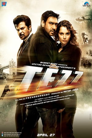 Download Tezz (2012) Hindi Full Movie WEB-DL 480p [320MB] | 720p [1GB] | 1080p [3.1GB] poster