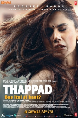 Download Thappad (2020) Hindi Full Movie 480p [400MB] | 720p [1.2GB] | 1080p [4GB] poster