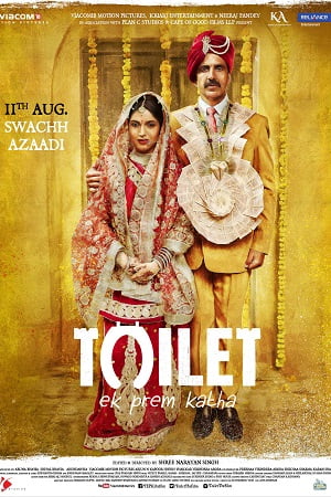 Download Toilet: Ek Prem Katha (2017) Hindi Full Movie 480p [400MB] | 720p [1.4GB] | 1080p [4.3GB] poster