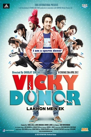 Download Vicky Donor (2012) Hindi Full Movie 480p [350MB] | 720p [1GB] | 1080p [3GB] poster